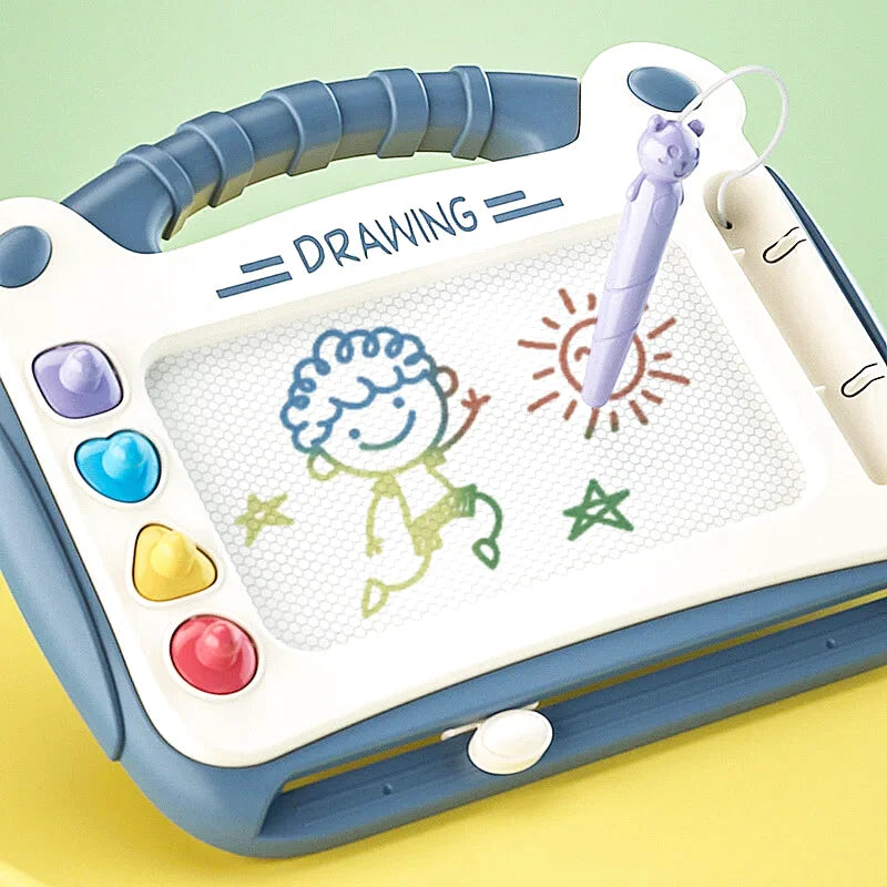 Children Cartoon Drawing Board Baby Puzzle Magnetic Writing Board Toy Graffiti Magnetic Drawing Board Montessori Toy for Kids