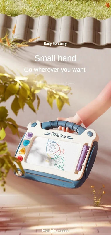 Children Cartoon Drawing Board Baby Puzzle Magnetic Writing Board Toy Graffiti Magnetic Drawing Board Montessori Toy for Kids