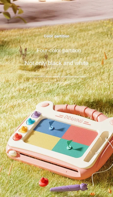 Children Cartoon Drawing Board Baby Puzzle Magnetic Writing Board Toy Graffiti Magnetic Drawing Board Montessori Toy for Kids