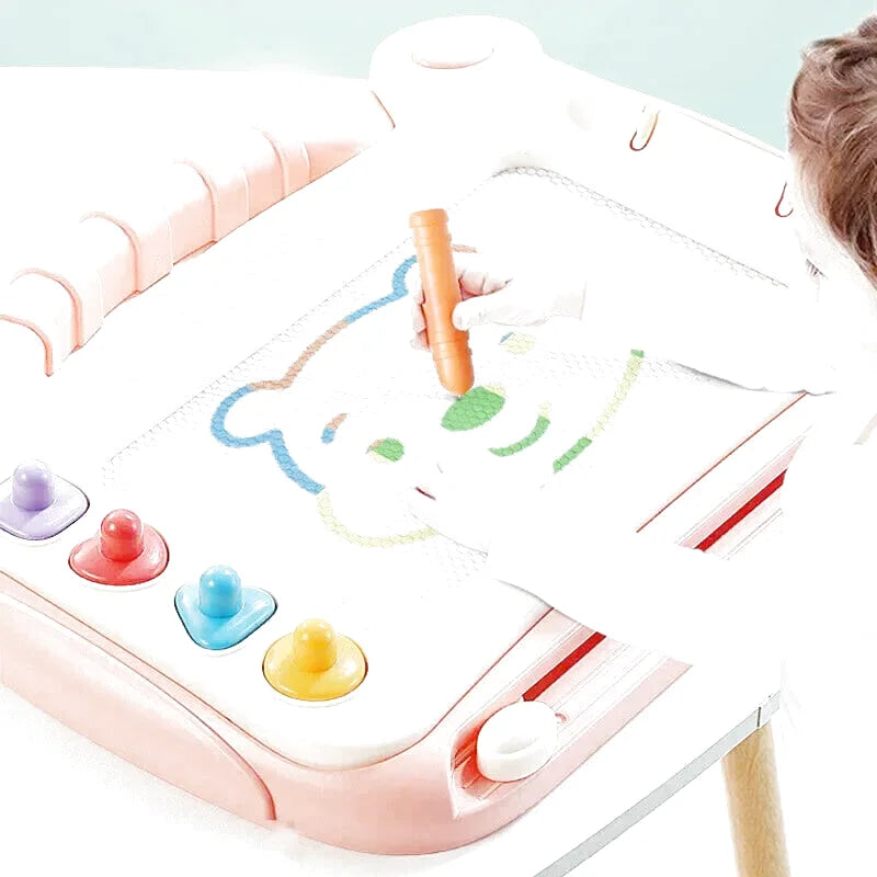 Children Cartoon Drawing Board Baby Puzzle Magnetic Writing Board Toy Graffiti Magnetic Drawing Board Montessori Toy for Kids