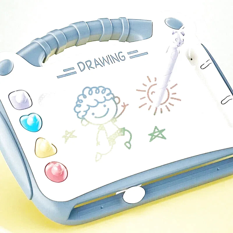 Children Cartoon Drawing Board Baby Puzzle Magnetic Writing Board Toy Graffiti Magnetic Drawing Board Montessori Toy for Kids
