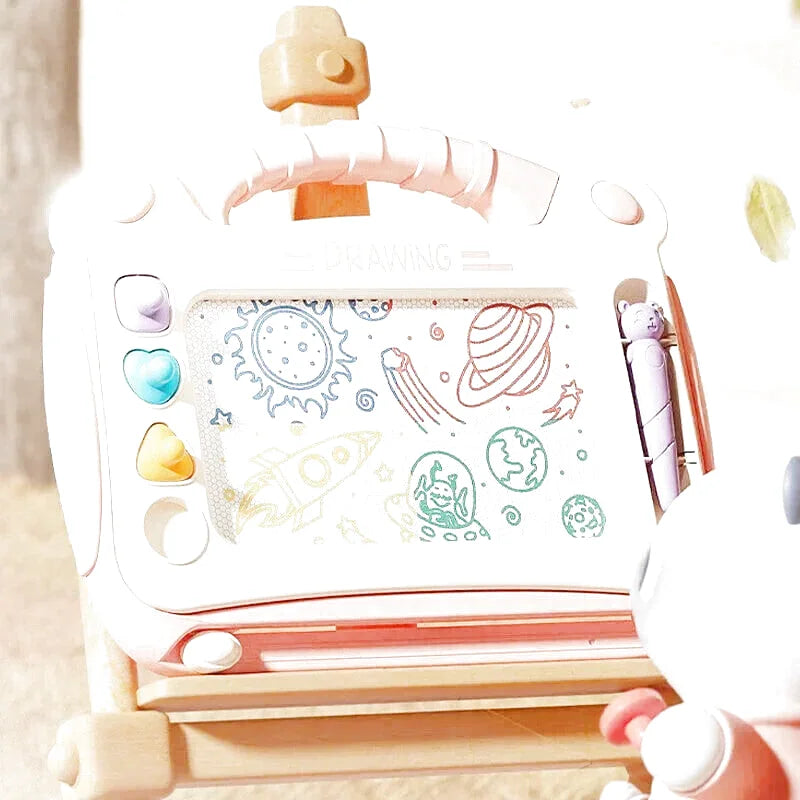 Children Cartoon Drawing Board Baby Puzzle Magnetic Writing Board Toy Graffiti Magnetic Drawing Board Montessori Toy for Kids