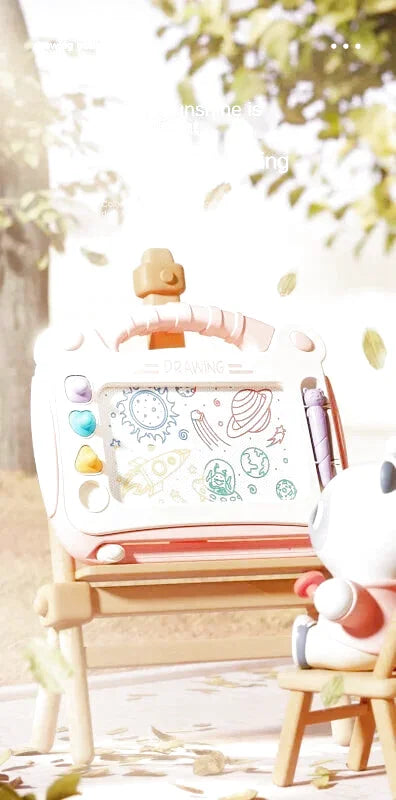 Children Cartoon Drawing Board Baby Puzzle Magnetic Writing Board Toy Graffiti Magnetic Drawing Board Montessori Toy for Kids