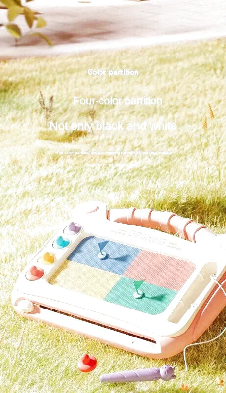 Children Cartoon Drawing Board Baby Puzzle Magnetic Writing Board Toy Graffiti Magnetic Drawing Board Montessori Toy for Kids