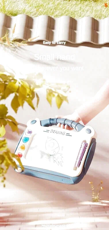 Children Cartoon Drawing Board Baby Puzzle Magnetic Writing Board Toy Graffiti Magnetic Drawing Board Montessori Toy for Kids