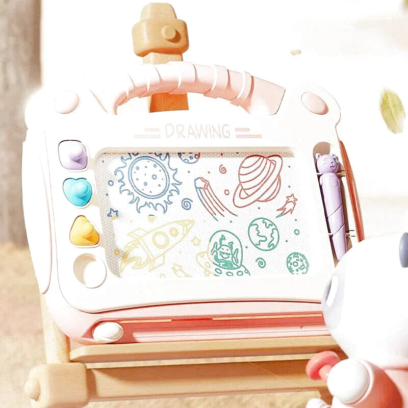 Children Cartoon Drawing Board Baby Puzzle Magnetic Writing Board Toy Graffiti Magnetic Drawing Board Montessori Toy for Kids