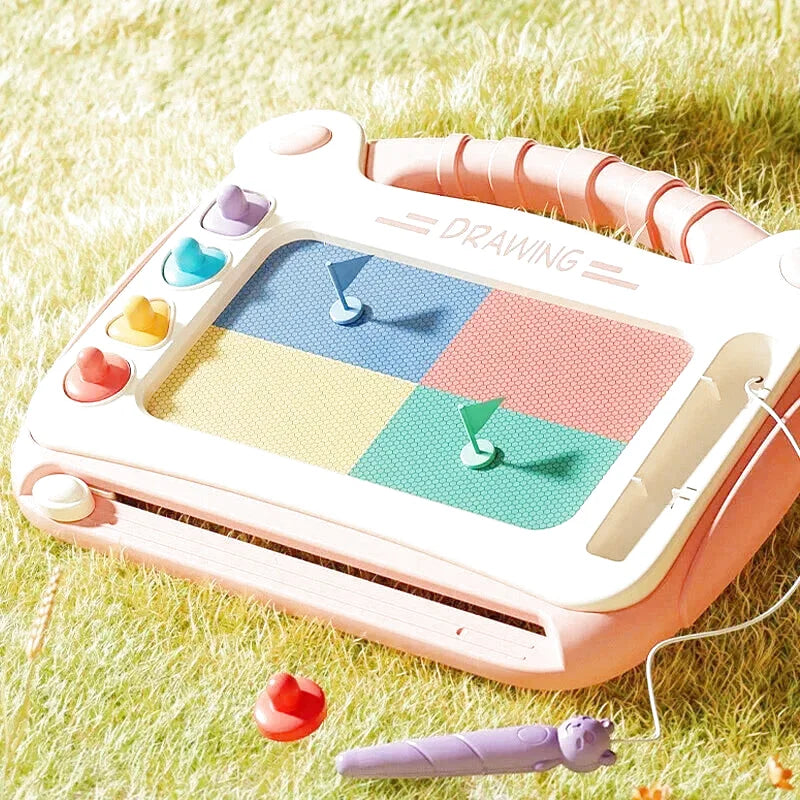 Children Cartoon Drawing Board Baby Puzzle Magnetic Writing Board Toy Graffiti Magnetic Drawing Board Montessori Toy for Kids